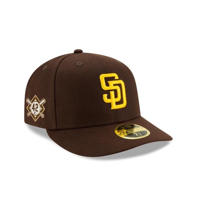 San Diego Padres Gorra | New Era MLB Jackie Robinson Day Low Profile 59fifty Fitted Cap Mexico - Marrom